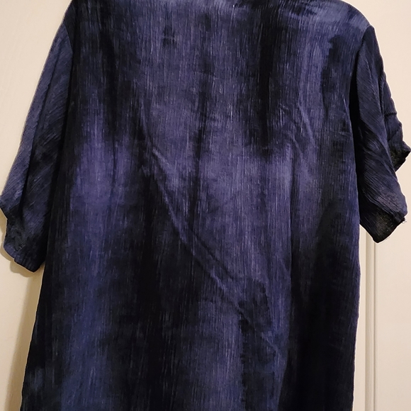 3X Weekend black & blue top - Picture 6 of 6